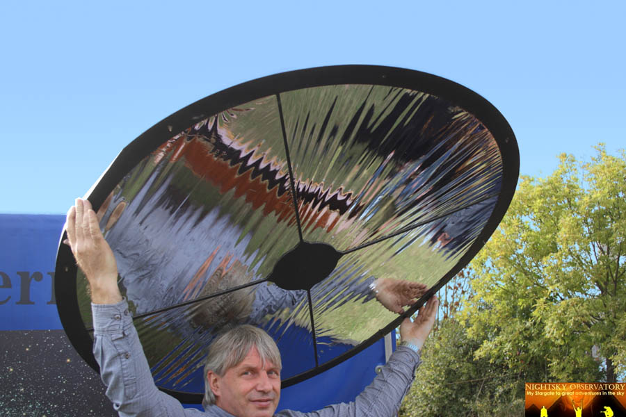 Der Sonnenfilter für das 42-zoll-Riesendobson (HTT 2013) © Lars Zielke