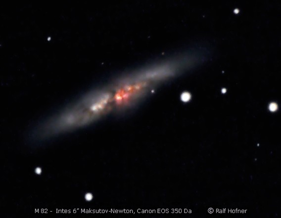 M82 im 6 Zoll Maksutov