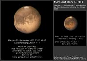 Mars-Aufnahmen auf dem 4. HTT