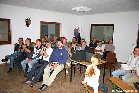 Gleich beginnt der Workshop Astrofotografie
