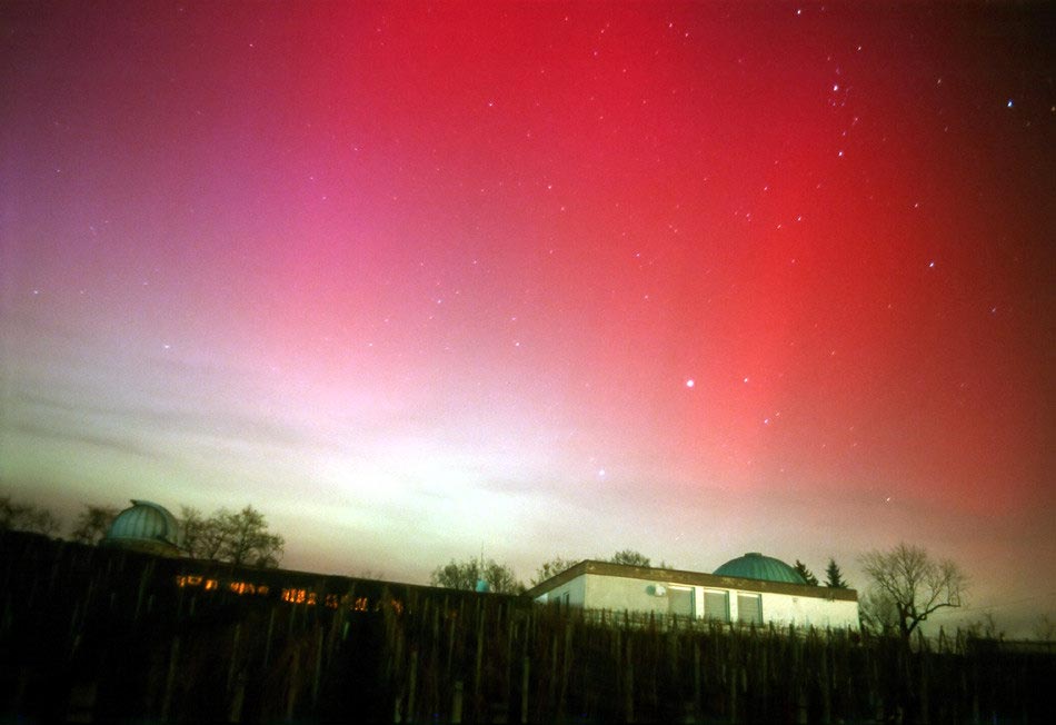 Polarlicht in Radebeul