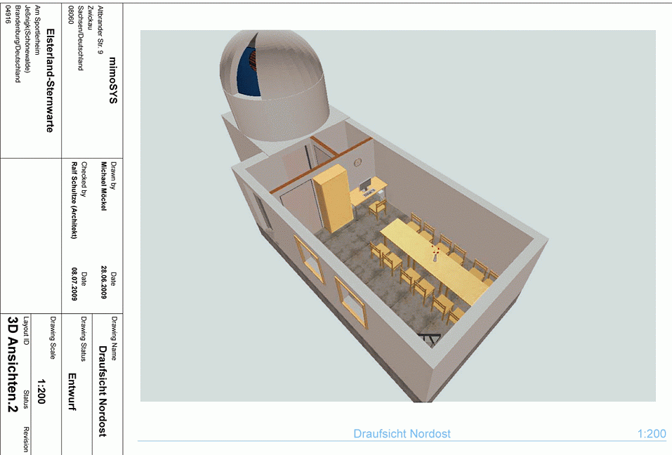 3D Ansicht Erdgeschoss