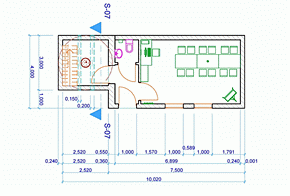 Projektzeichnung: Stw.erdgeschoss