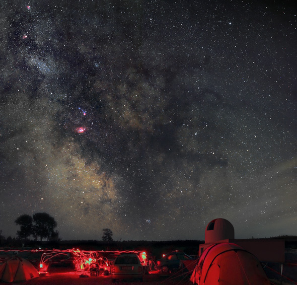 K�nftiger Anblick der N�rdl. HTT-Wiese mit Sternwarte